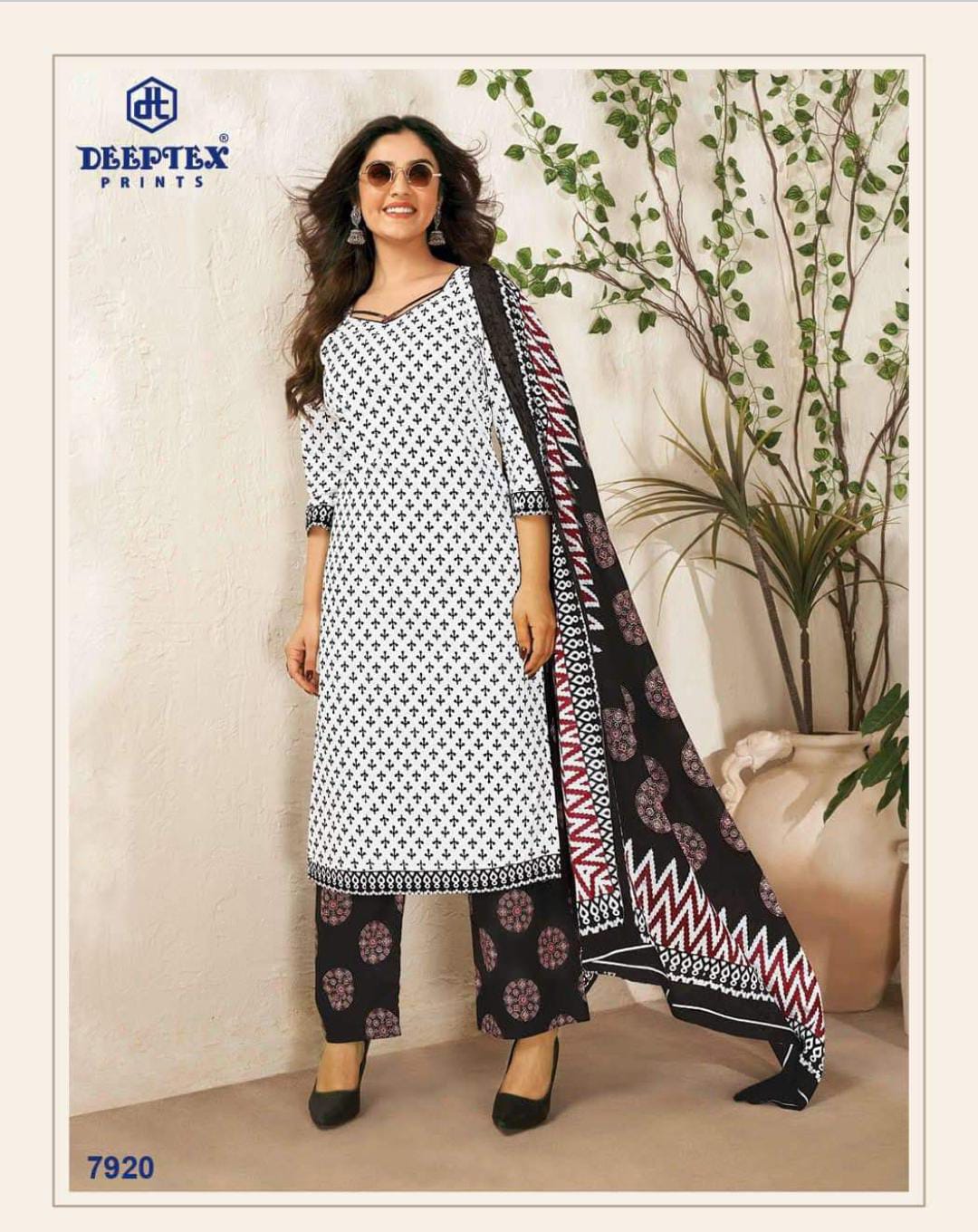 Deeptex Vol 79 Printed Cotton Dress Material Catalog
